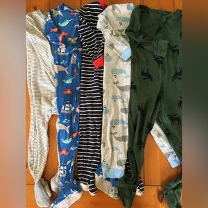 Bundle of Zip Up Pajamas